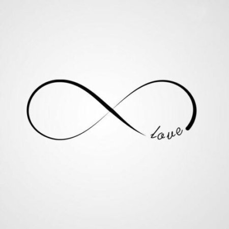 Бесконечность тату эскиз