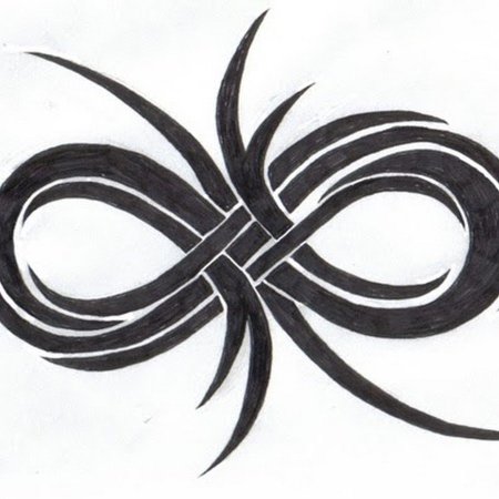 Надписи со знаком бесконечности