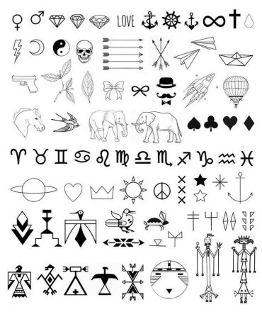 Мини тату эскизы для мужчин