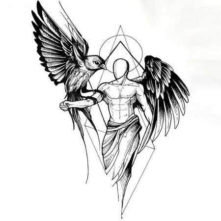 Архангел тату эскизы