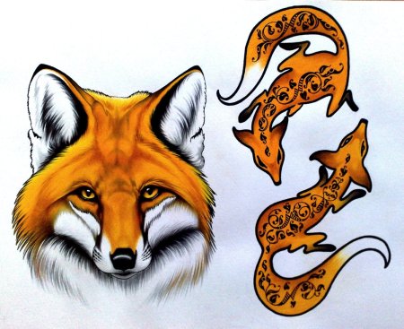 Лиса стилизация