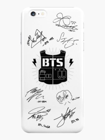 Раскраска для тату BTS