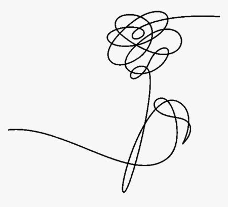 Love yourself BTS цветок