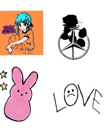Татуировка Love Lil Peep