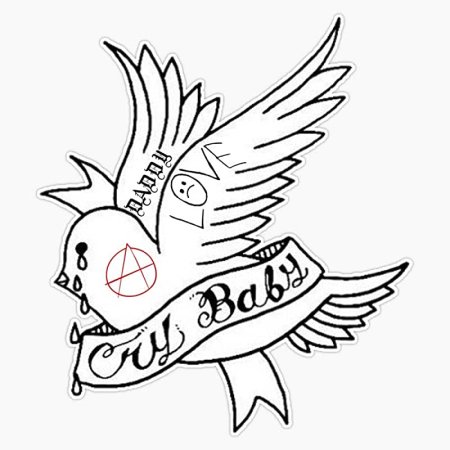 Lil Peep тату эскизы