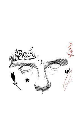 Lil Peep тату эскизы