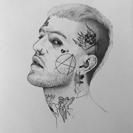 Lil Peep тату эскизы