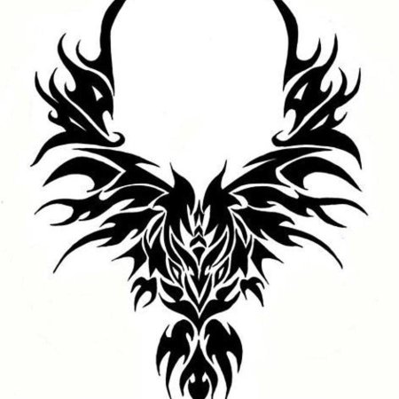 Феникс трайбл эскиз