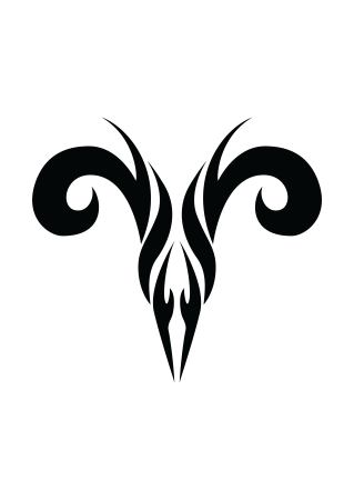 Тату Овен трайбл