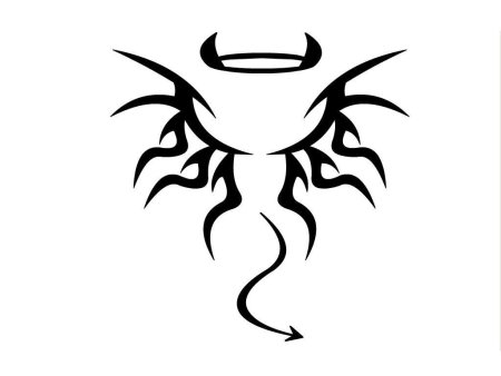 Демонические узоры тату