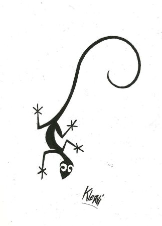 Ящерица рисунок тату