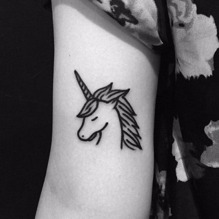 Тату Единорог маленький