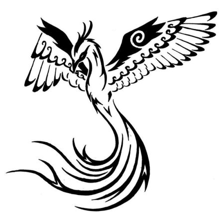 Феникс эскиз