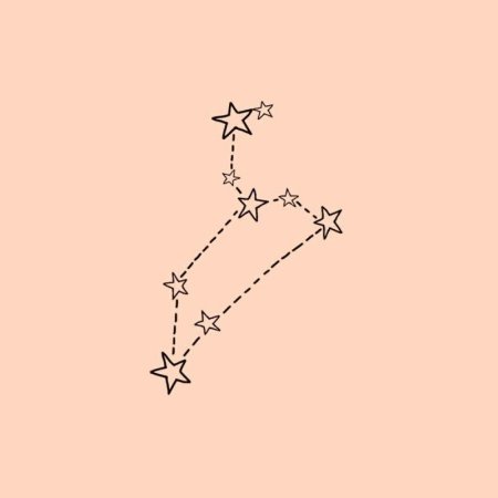 Созвездие Льва рисунок по точкам