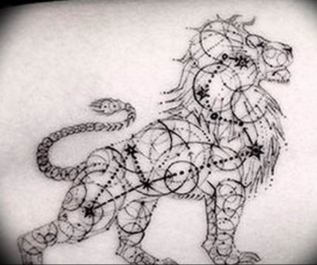 Созвездие Льва эскиз