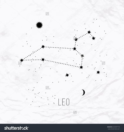 Созвездие Лев схема по точкам