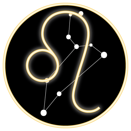 Тату знак зодиака Лев Созвездие