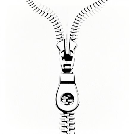 Молния застежка эскиз