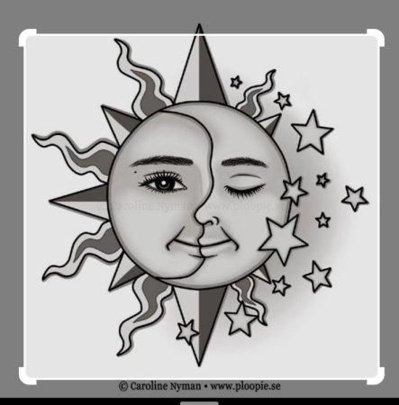 Солнце эскиз