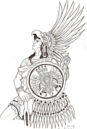 Aztec Eagle Warrior