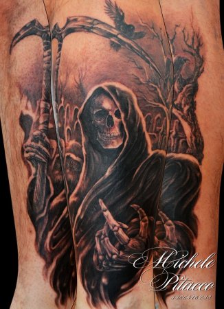 Ангел смерти Азраил эскиз