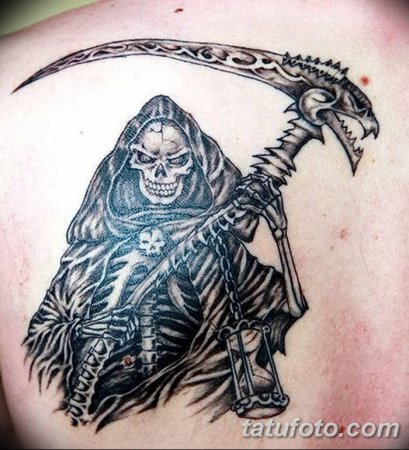 Ангел смерти Азраил тату