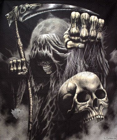 Ангел Азраил тату