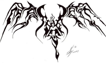 Тату на всю спину мужские