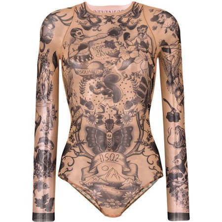 Dsquared2 Tattoo Bodysuit