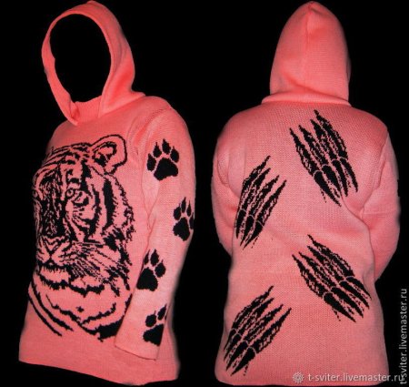Свитер с тигром