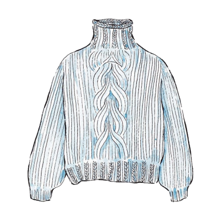 Свитер скетч