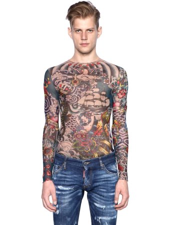 Dsquared2 Tattoo long Sleeve