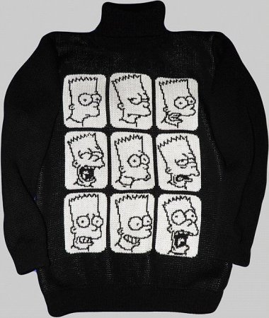 Свитер с наколками