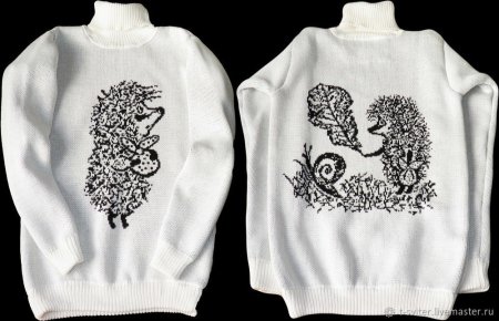 Вышивка на свитере