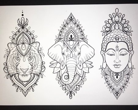 Будда Мандала Татуировки