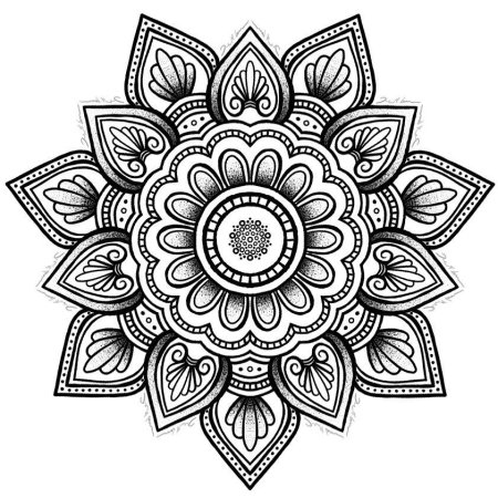 Мандала Индия Лотос