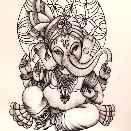 Индийский Бог слон Ганеша