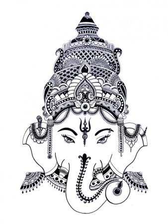 Ганеша эскиз