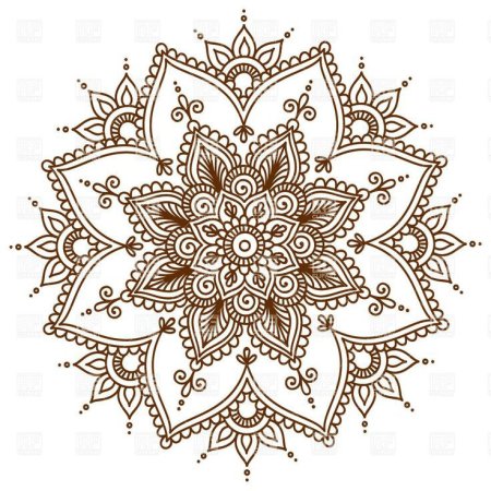 Орнамент Индия Мандала