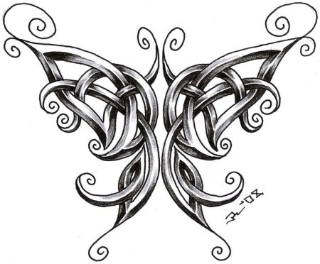 Кельтский узор Валькирия