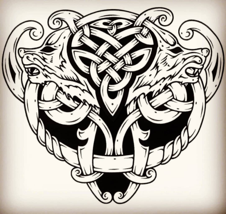 Кельтские узоры трайбл