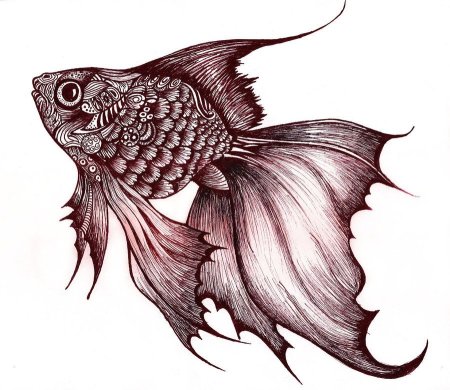 Тату рыбы эскизы