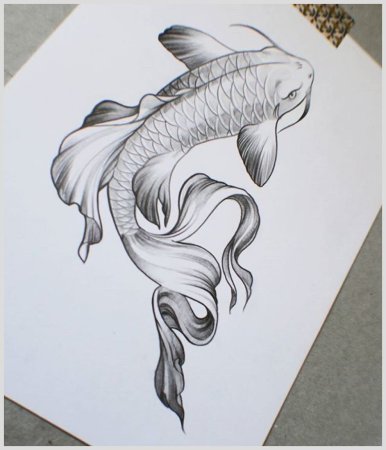 Тату рыбки эскизы