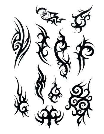 Тату абстракция