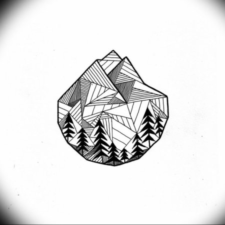 Тату геометрия эскизы