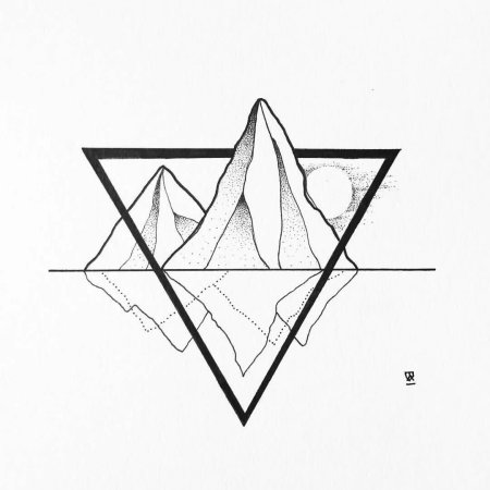 Тату геометрия эскизы