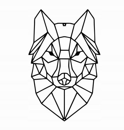 Животные геометрическими фигурами