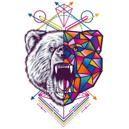 Геометрический медведь