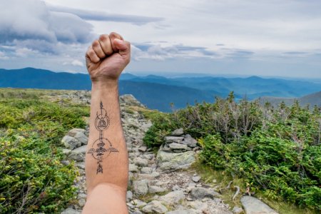 Тату Уральские горы