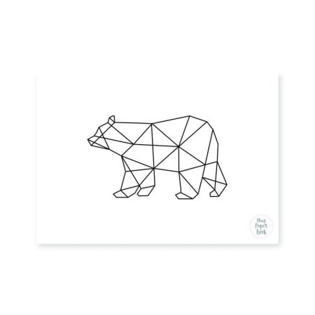 Геометрические фигуры медведь